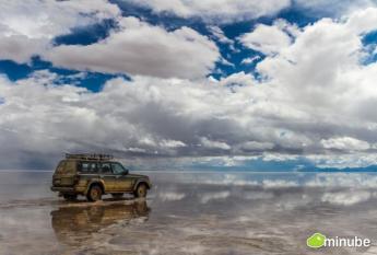 Efecto espejismo del Salar de Uyuni