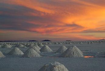 Salar de Uyuni en Bolivia